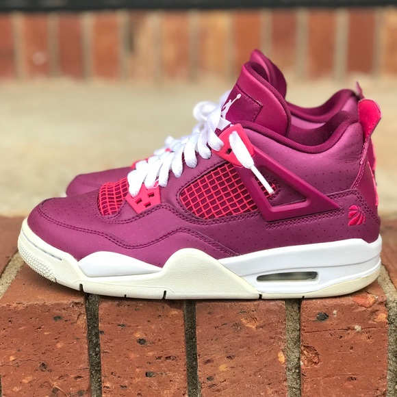 Air Jordan Retro 4 Valentines Day / ‘For the Love of the Game’ Size 5Y / 6.5 Wmn - Picture 2 of 9
